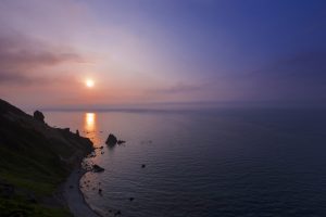 夕日　日本海　絶景　小樽　フレンチ